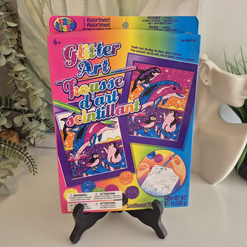 Lisa Frank Glitter Art Kit with Dolphins